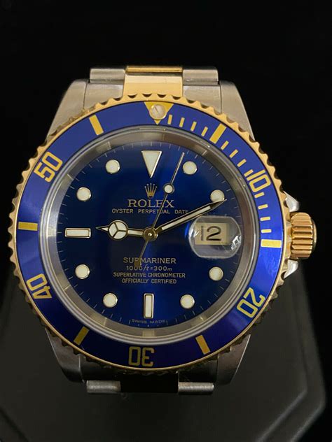 red blue gold rolex|rolex submariner blue gold price.